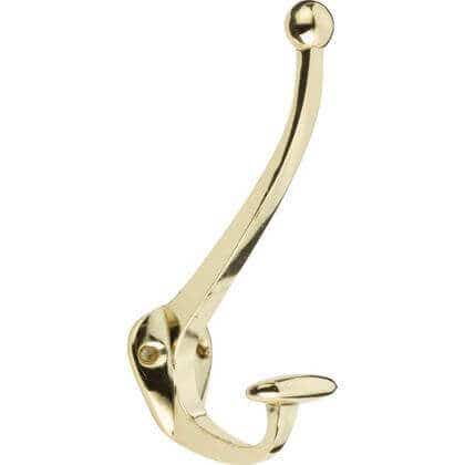 Brass Elegant Design Hat &amp; Coat Hook - Wall/Door Mountable - Decohooks Price Comparisons | Compare The Build