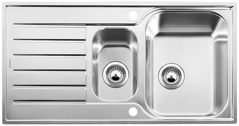 Blanco Lantos Polished Stainless Steel 1.5 Bowl Sink & Drainer Price Comparisons | Compare The Build