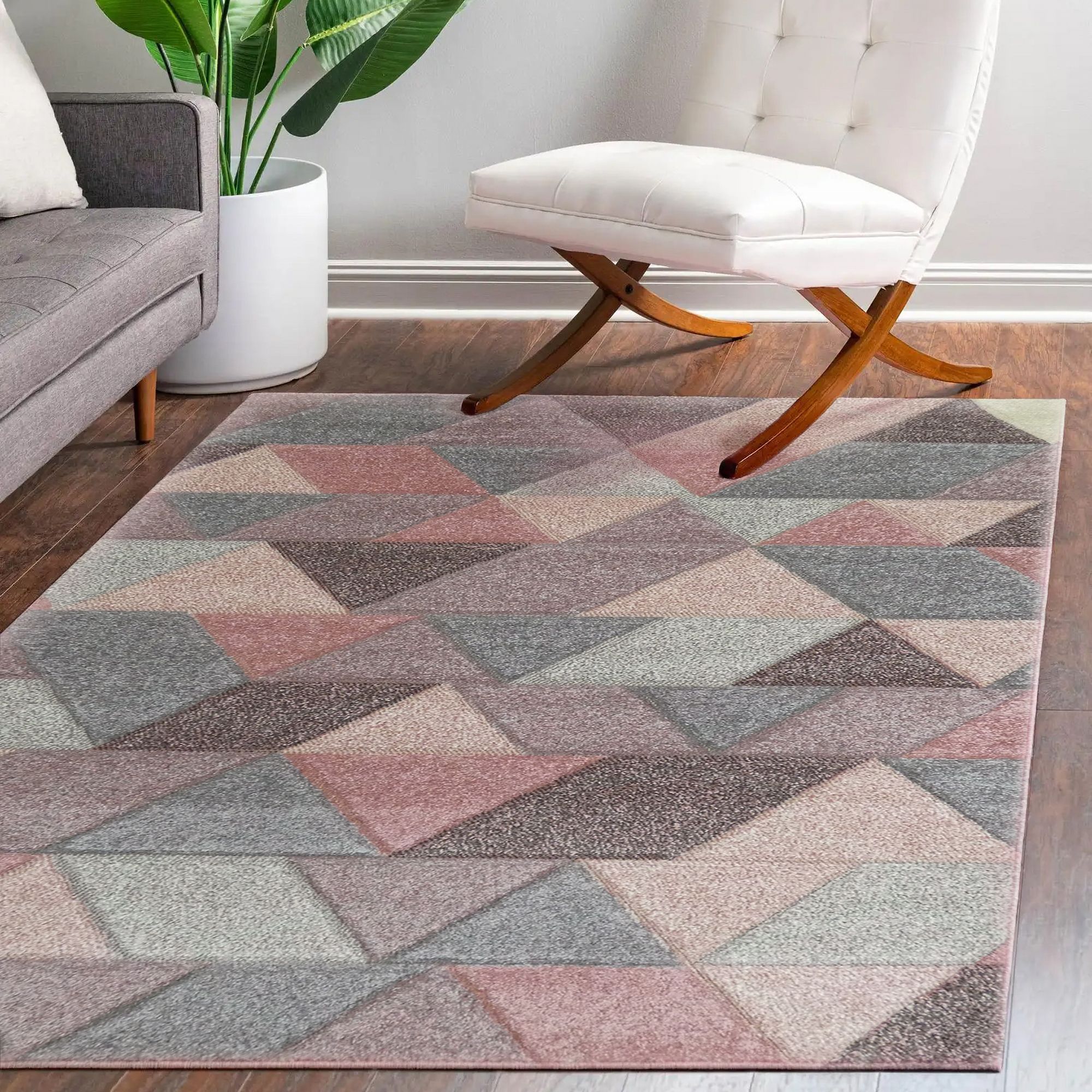 Portland Geometric Multicolour Rug 150Cmx80Cm Price Comparisons | Compare The Build