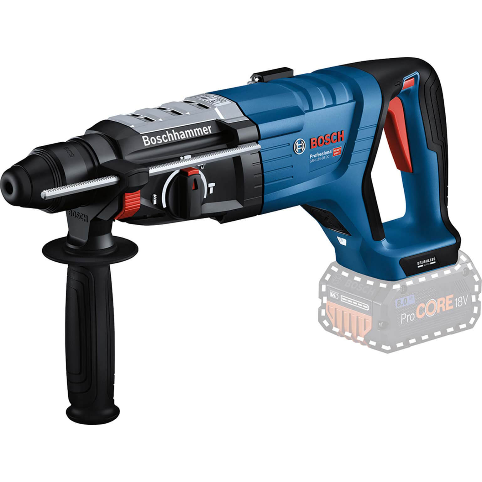 Bosch GBH 18V-28 DC 18v Cordless Brushless SDS Plus Drill No Batteries No Charger No Case Price Comparisons | Compare The Build