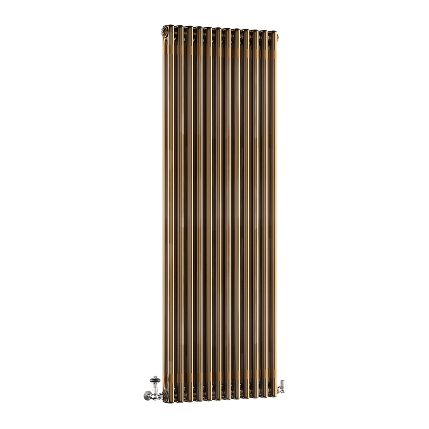 DQ Modus 2 Column Vertical Radiator, Brass Lacquer, 1800mm x 530mm Price Comparisons | Compare The Build