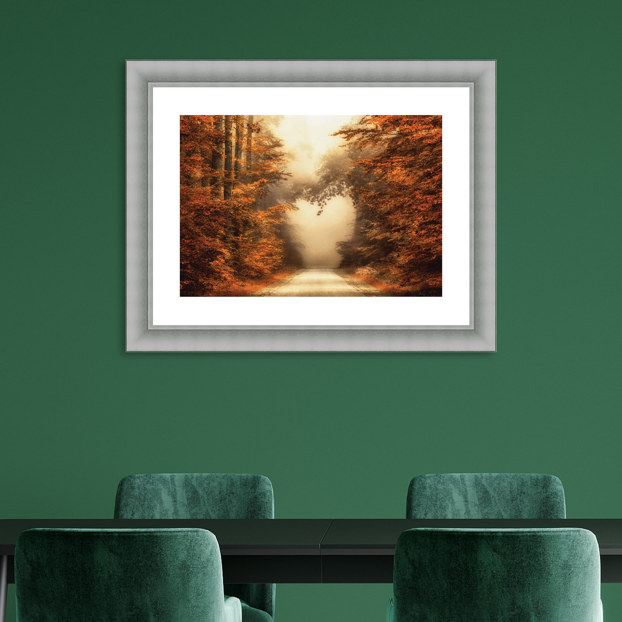 The Art Group Fall In Love Framed Print Orange | Compare The Build