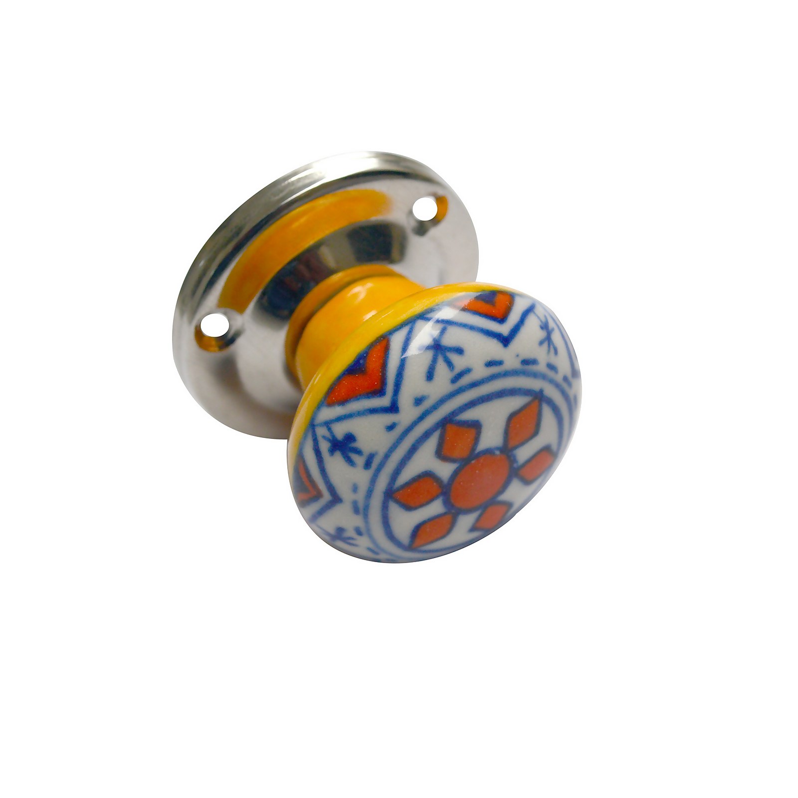 Bari 50mm Ceramic Multicoloured Door Knob - 2 Pack Price Comparisons | Compare The Build