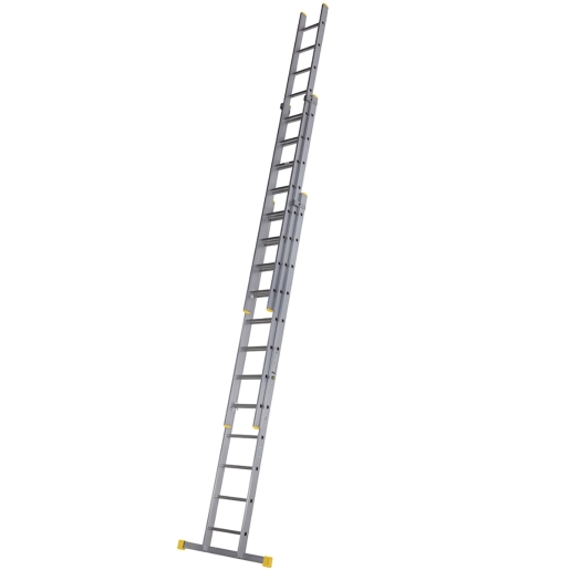 Werner 57712320 Square Rung Triple Extension Ladder 3.58m Price Comparisons | Compare The Build