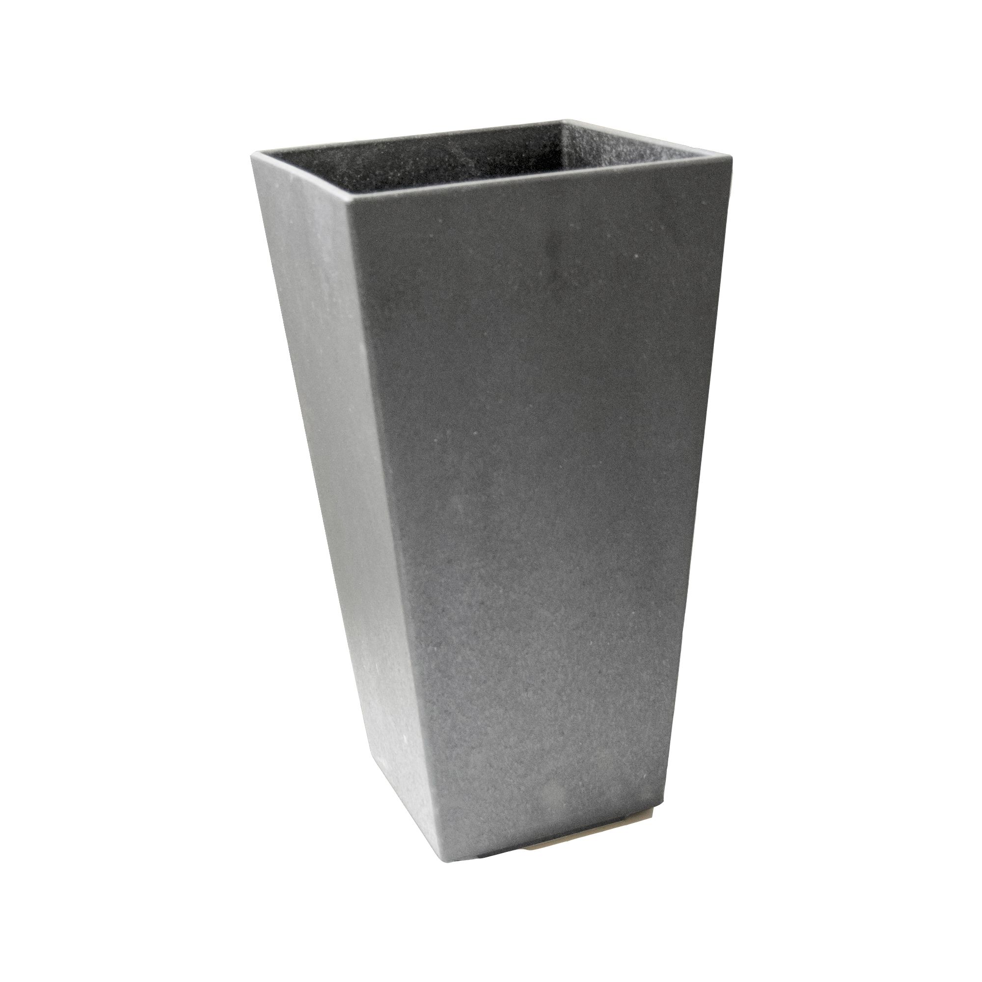 Primeur Sonata Pewter Plain Square Plant Pot (Dia)26Cm Price Comparisons | Compare The Build