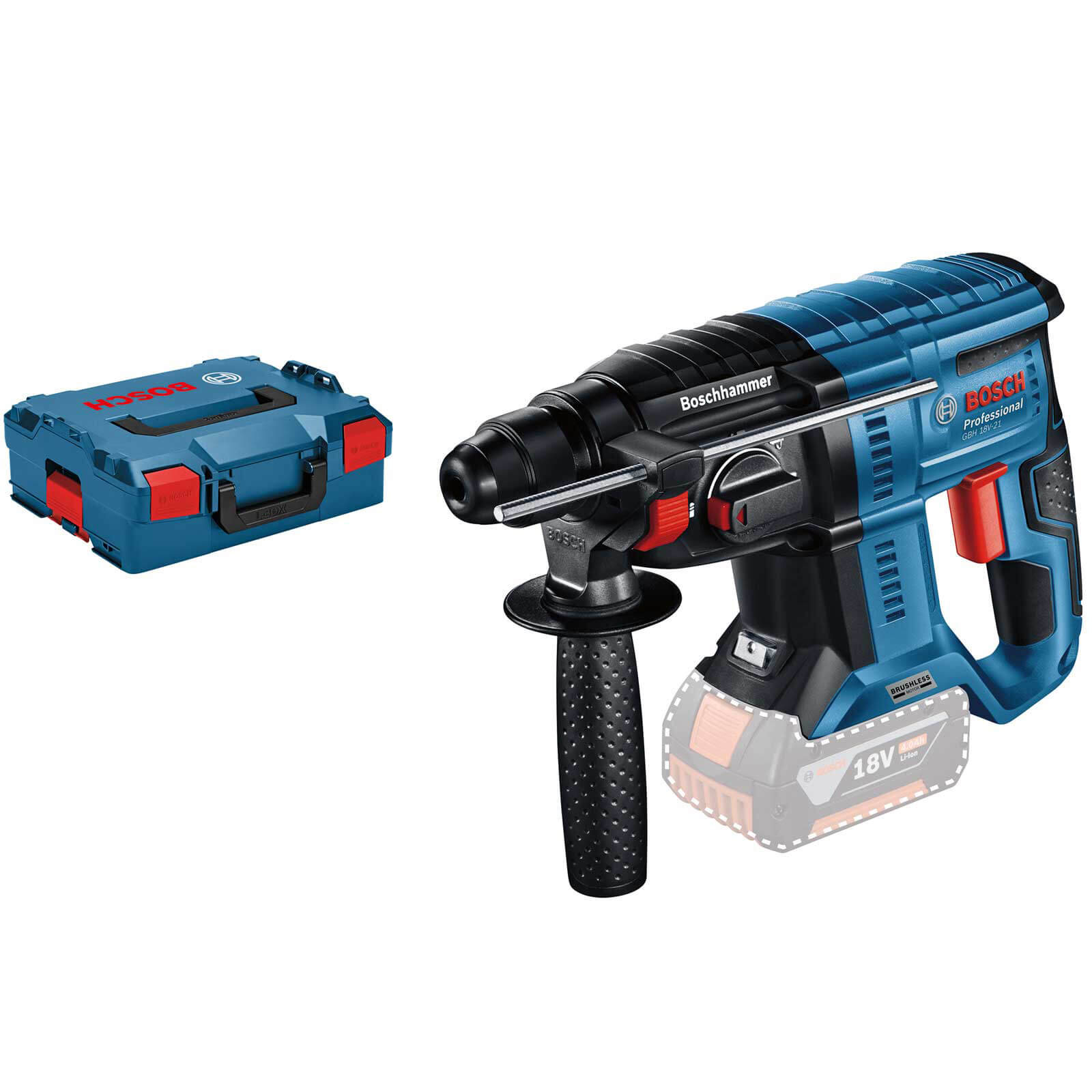 Bosch GBH 18 V-21 18v Cordless Brushless SDS Plus Hammer Drill No Batteries No Charger Case Price Comparisons | Compare The Build