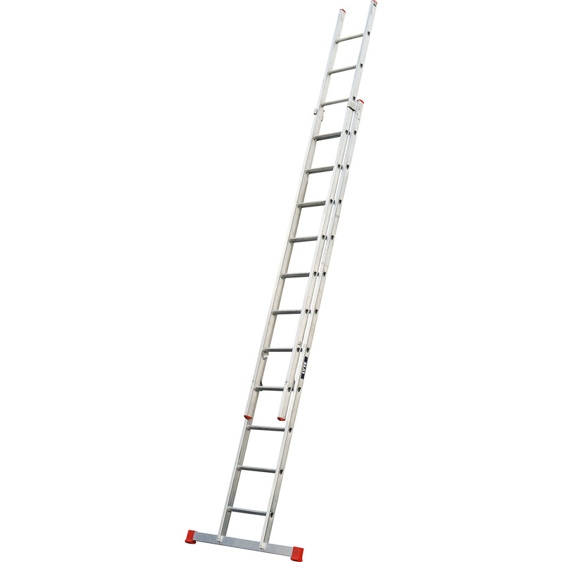 Lyte Ladders Lyte Domestic Extension Ladder 2 Section, Closed Length 3.3m Aluminium Price Comparisons | Compare The Build