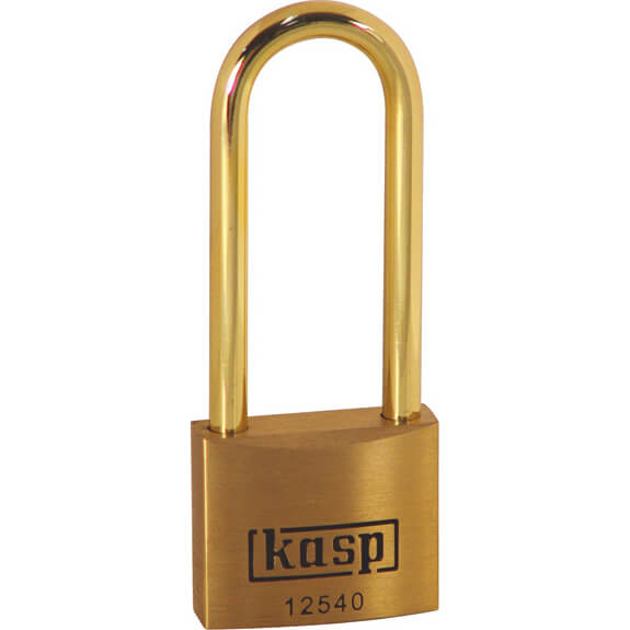 Kasp 125 Series Premium Brass Padlock Brass Shackle 40mm Extra Long Price Comparisons | Compare The Build