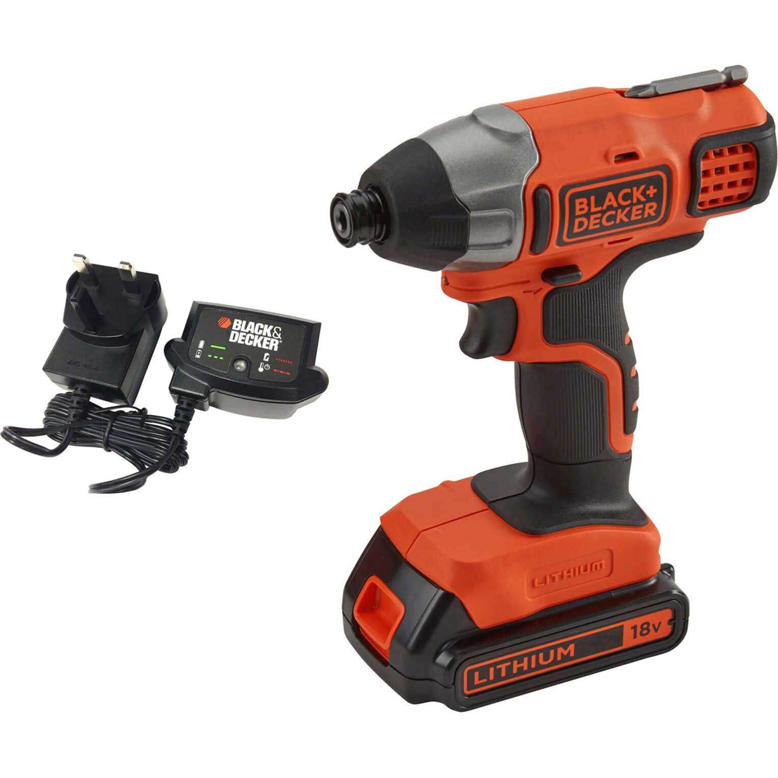 Black and Decker BDCIM18 18v Cordless Impact Driver 1 x 2ah Li-ion Charger No Case Price Comparisons | Compare The Build