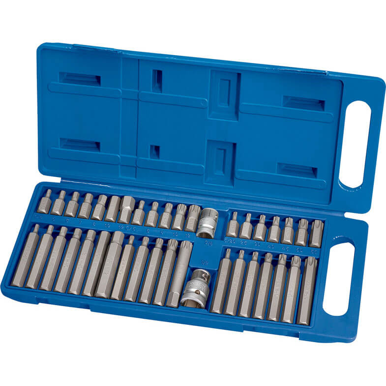 Draper Expert 40 Piece 1/2" and 3/8" Drive Hexagon Bit Set Combination Price Comparisons | Compare The Build