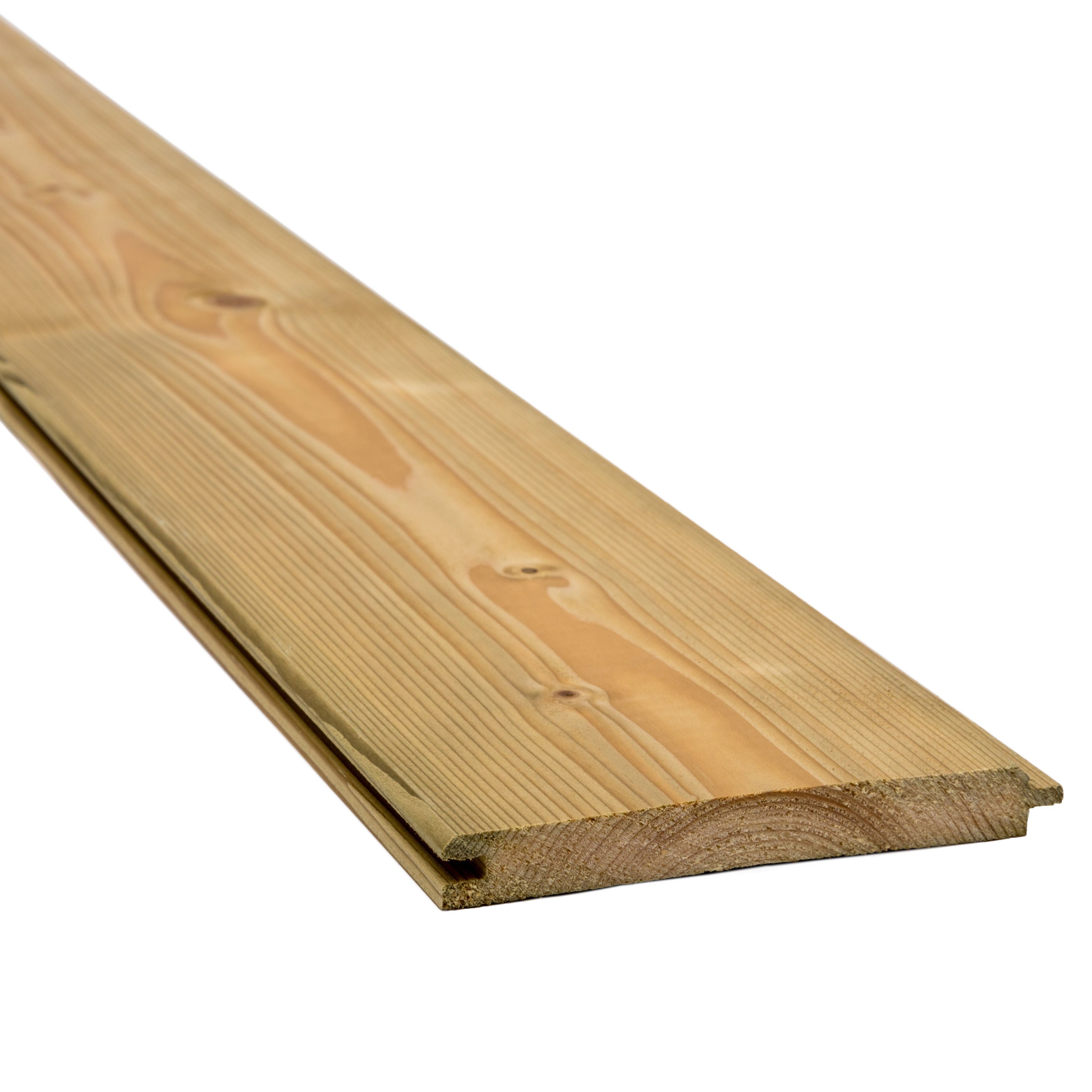 Planed Spruce Tongue & groove Cladding (L)3m (W)119mm (T)14.5mm Price Comparisons | Compare The Build