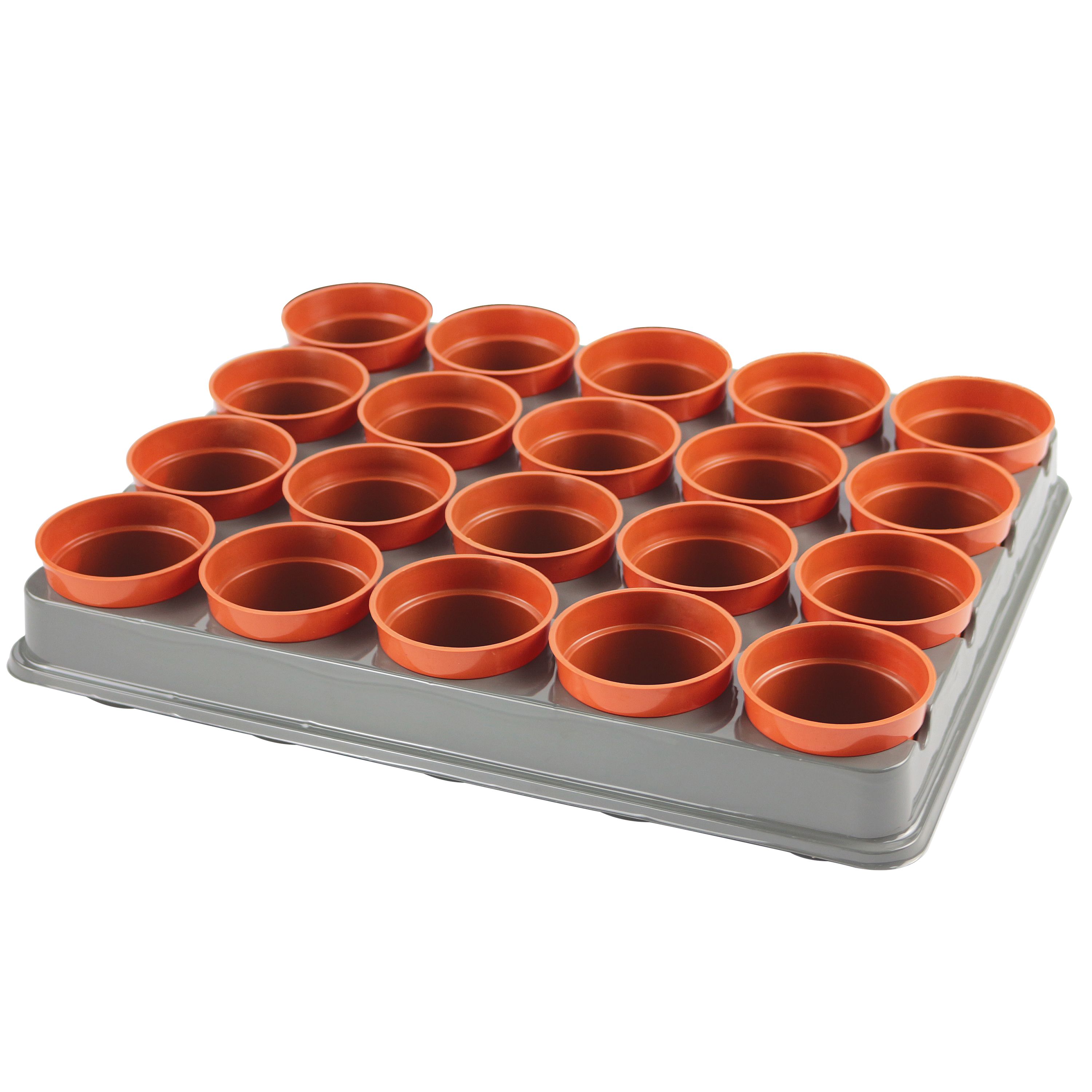 Verve Black & Terracotta Pot & Tray (L)38Cm, Set | Compare The Build