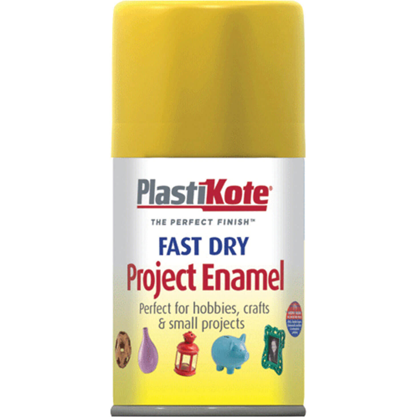 Plastikote Dry Enamel Aerosol Spray Paint Buttercup Yellow 100ml Price Comparisons | Compare The Build