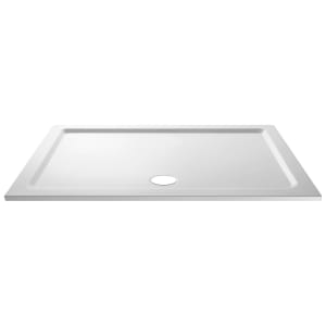 Wickes 40mm Pearlstone Rectangular Shower Tray - 1400 x 900mm Price Comparisons | Compare The Build