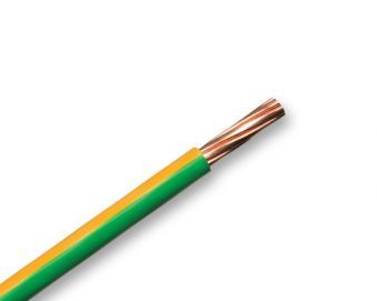 Zexum Earth Green Yellow 25mm 7 Strand 80A Single Core 6491X (H07V-R) Round Power PVC Insulated Conduit Wire - 100 Meter Price Comparisons | Compare The Build