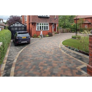 Marshalls Drivesett Coppice Driveway Block Paving - Cedar Blend - 240 x 160 x 50mm Pack of 250 | Compare The Build