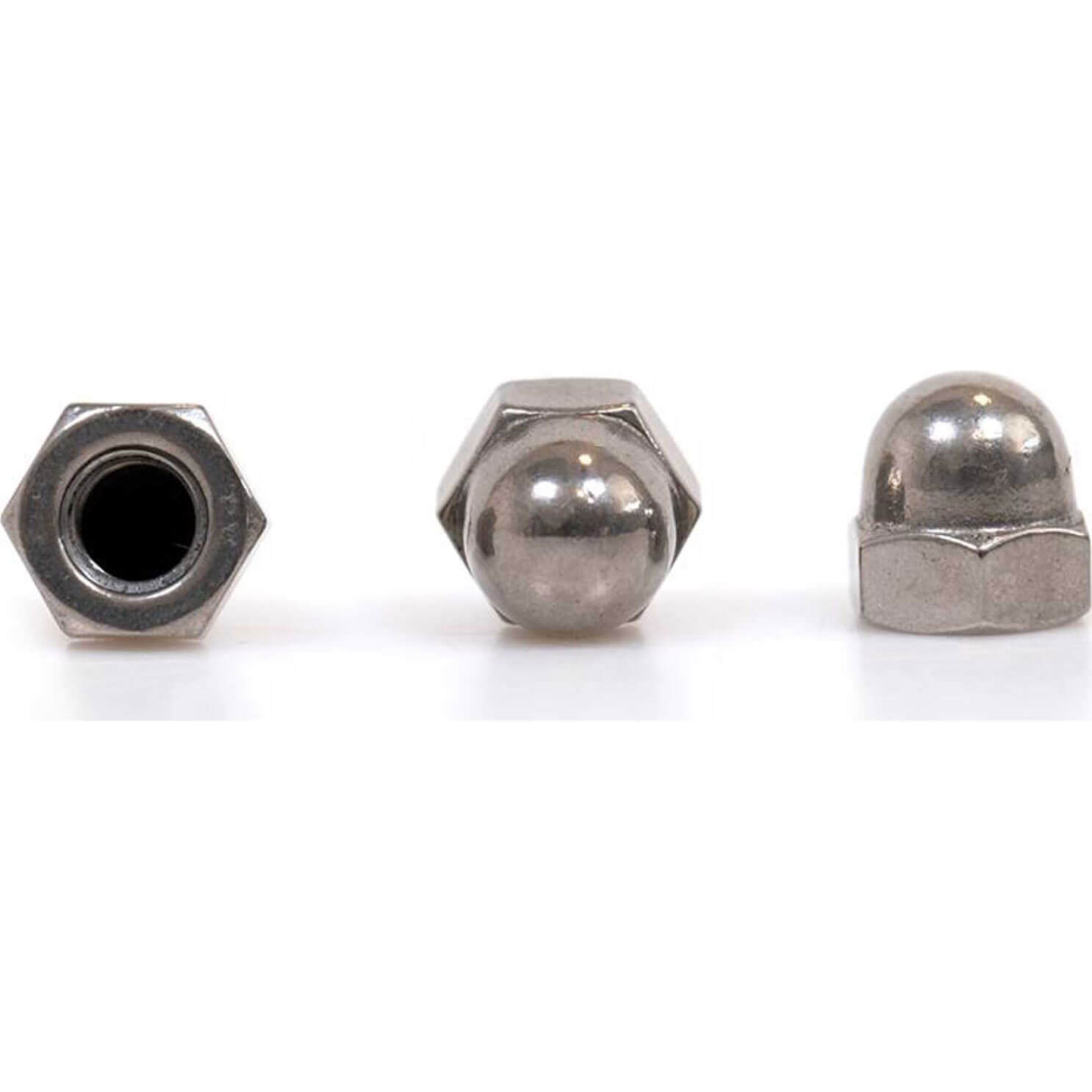 Sirius A2 304 Stainless Steel Hexagon Dome Nuts M4 | Compare The Build