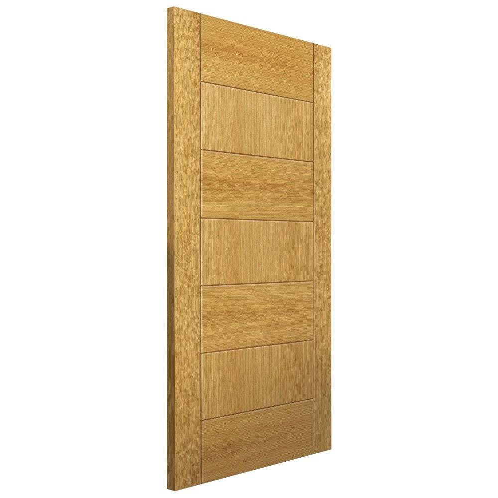 JB Kind Internal Oak Veneer Sirocco Fully Finished 7P FD30 Door 1981mm x 838mm x 44mm (78" x 33") Price Comparisons | Compare The Build