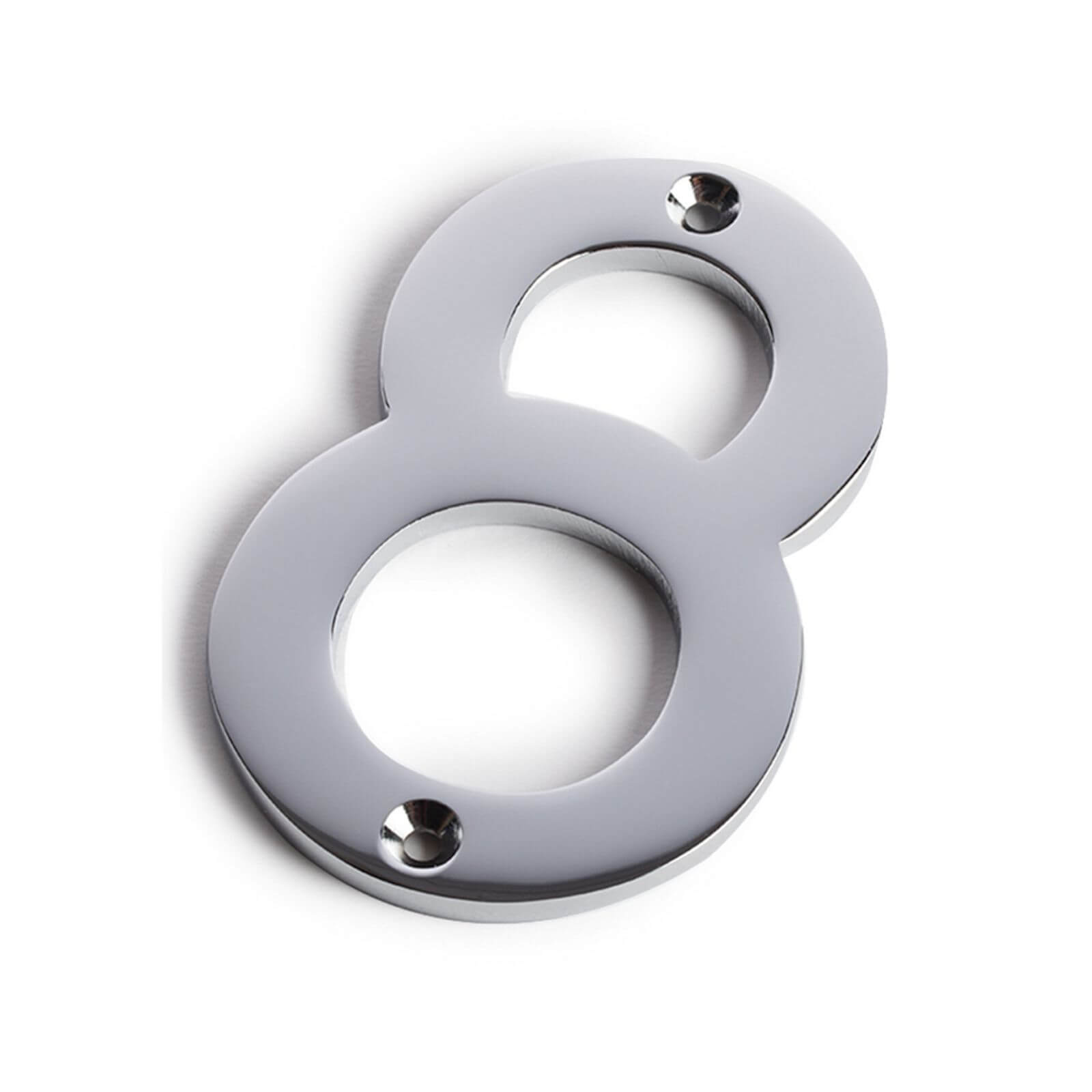 Chrome Screw Fixing House Number - 100mm - 8 Price Comparisons | Compare The Build