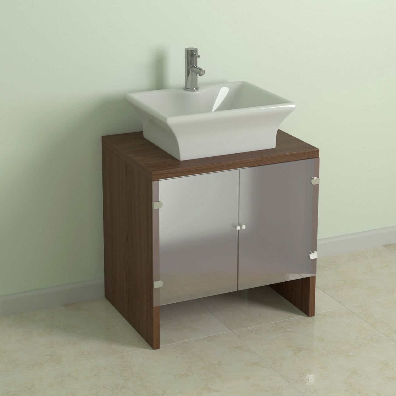 Cooke & Lewis Walnut Effect Washstand, (W)676mm Price Comparisons | Compare The Build