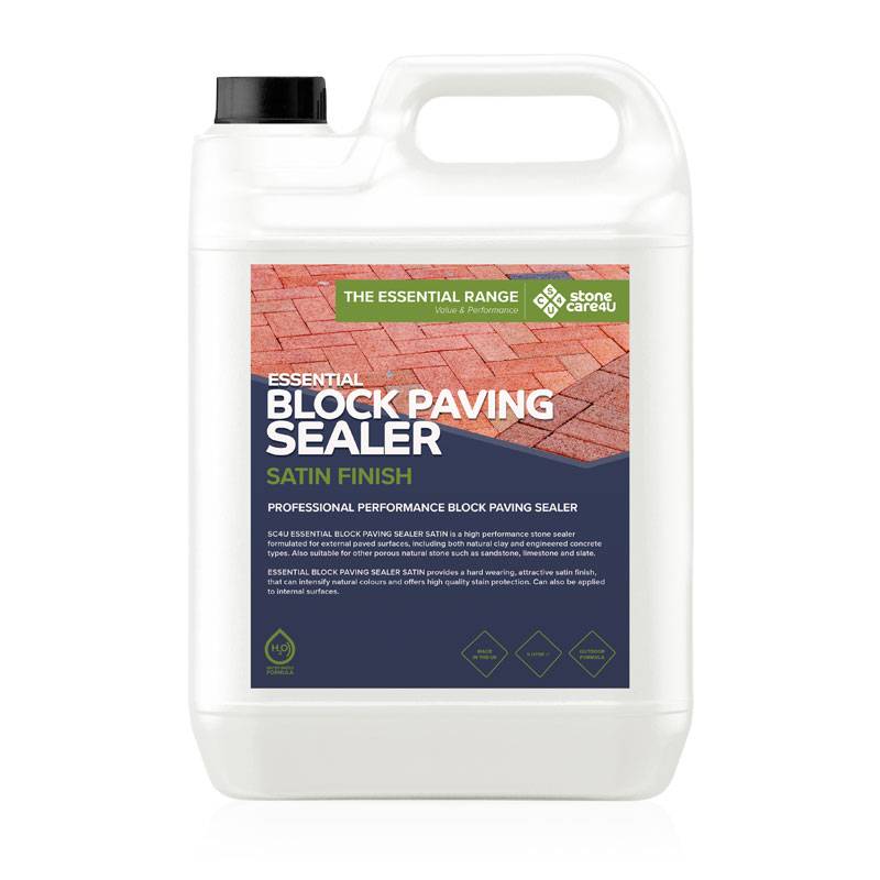 Essential Block Paving Sealer Satin Finish 5L Price Comparisons | Compare The Build