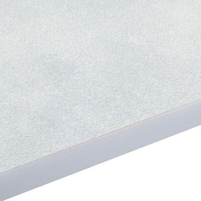 28mm Cracked Glass Gloss Grey Laminate Square Edge Kitchen Worktop, (L)3000mm Price Comparisons | Compare The Build