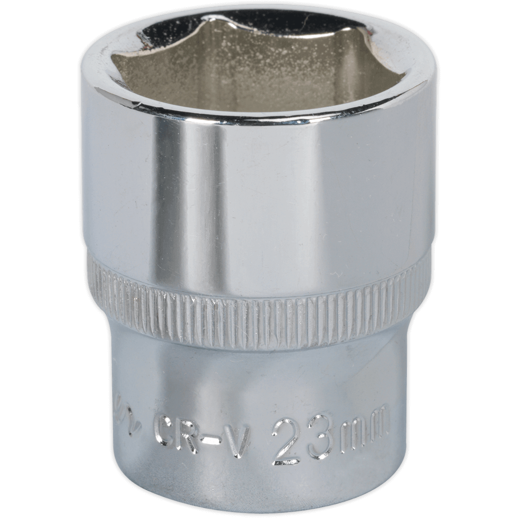 Sealey 1/2" Drive Hexagon WallDrive Socket Metric 1/2" 23mm | Compare The Build