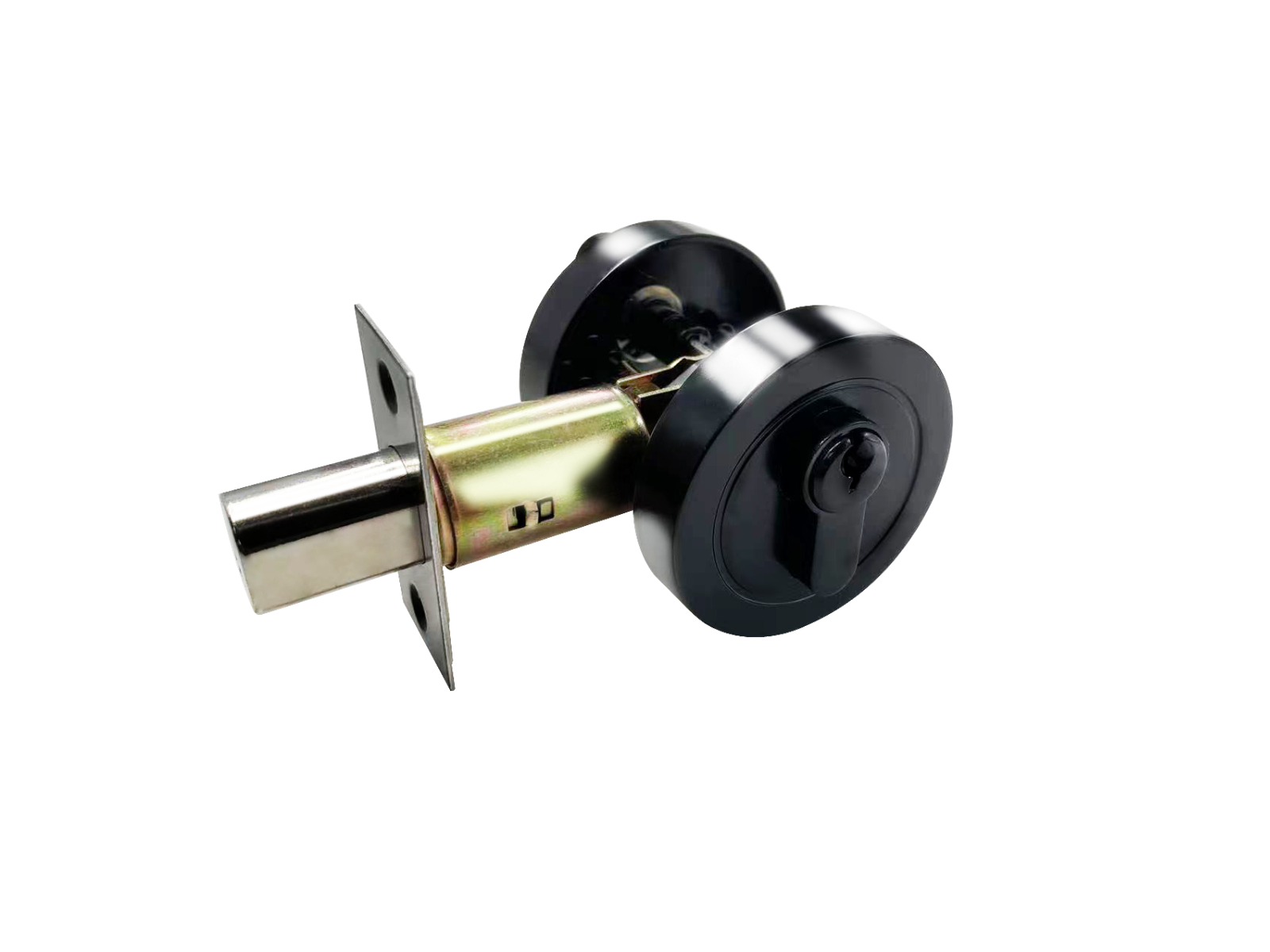 Euro Locking Deadbolt with Thumbturn Set - Matt Black Price Comparisons | Compare The Build