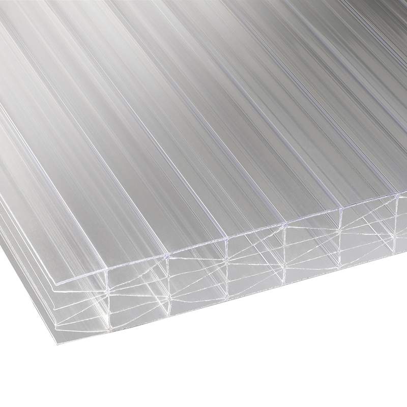 Marlon 25mm Clear Sevenwall Polycarbonate Sheet - 6000mm x 700mm Translucent Corotherm 6070255CH Price Comparisons | Compare The Build
