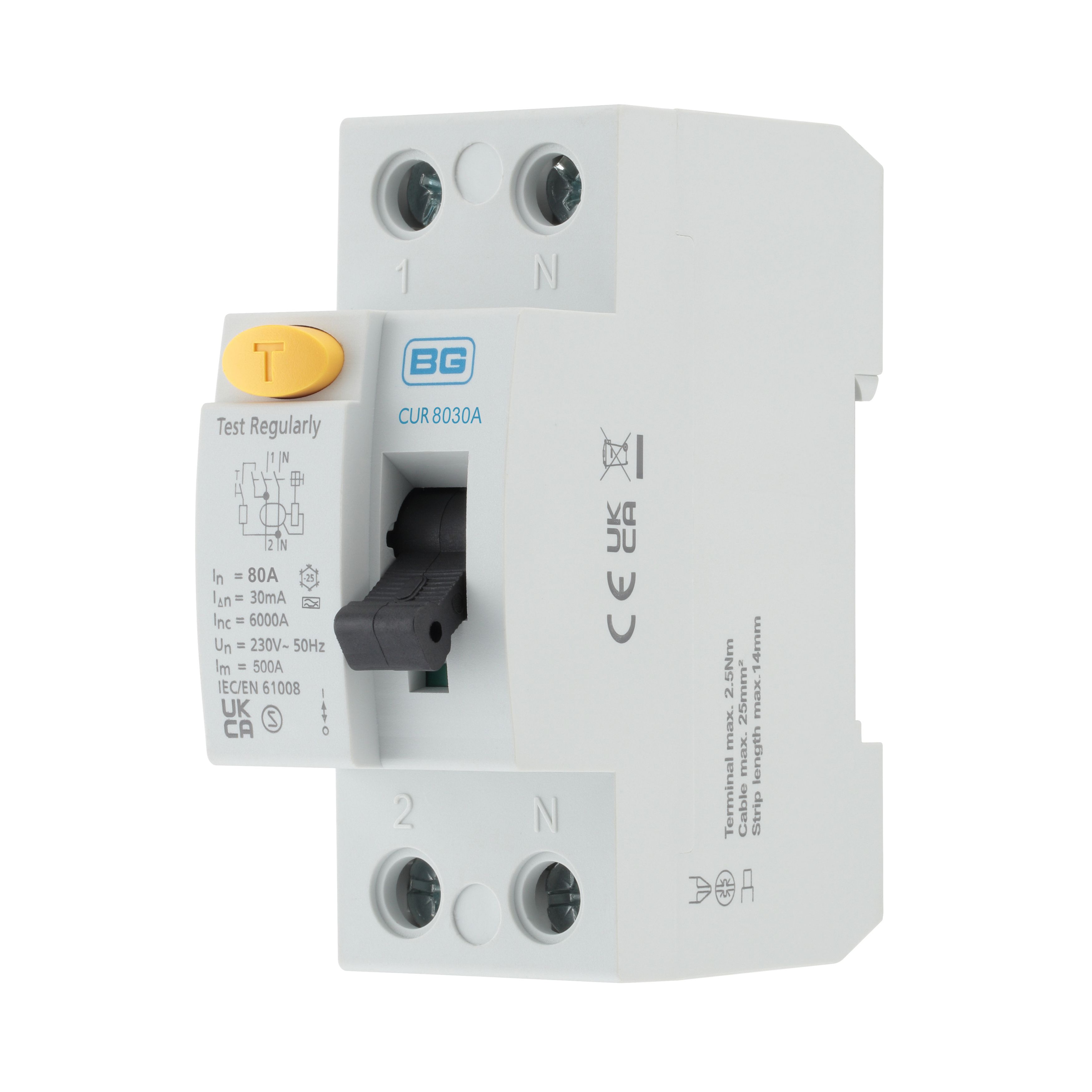 BG Incomer Devices 80A 30mA Type A RCD Price Comparisons | Compare The Build