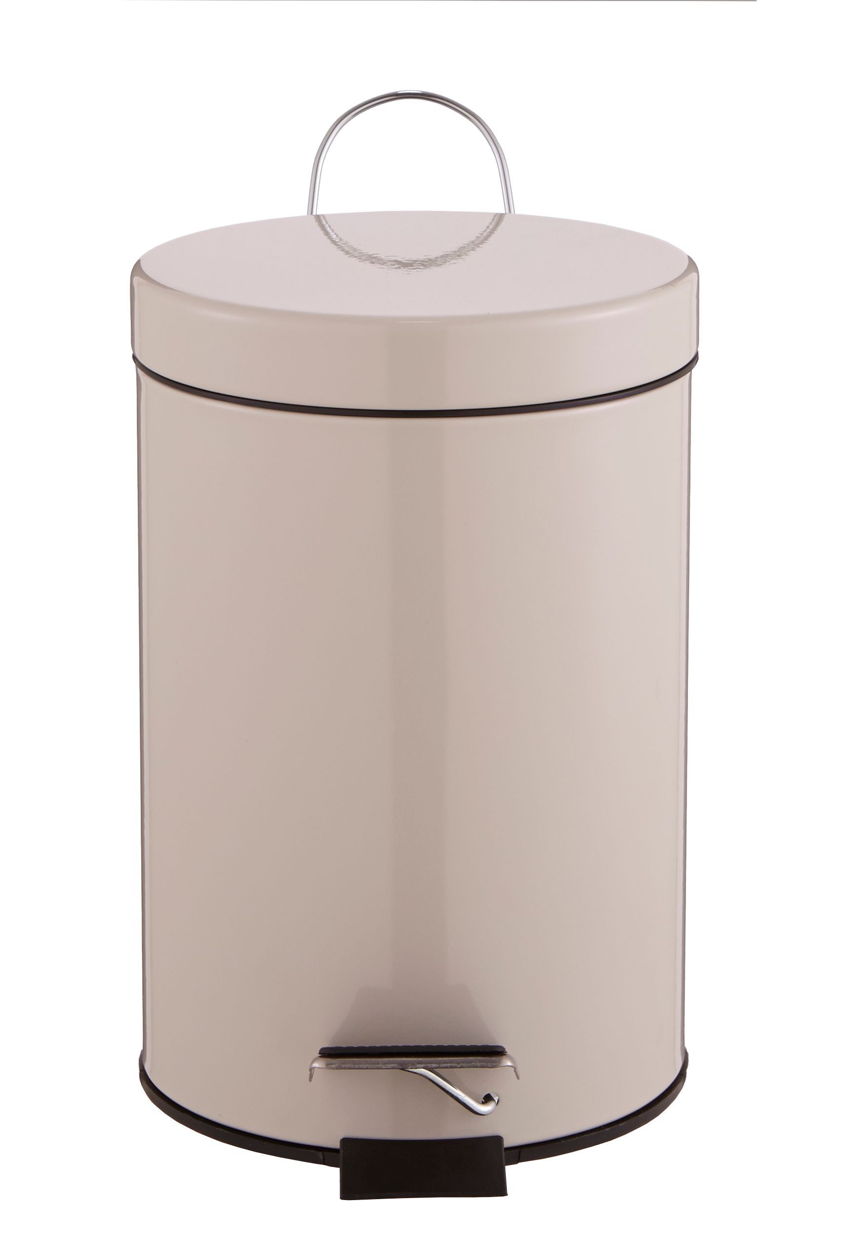 Cooke & Lewis Diani Pebble Powder-Coated Stainless Steel Round Bathroom Pedal Bin, 3L Price Comparisons | Compare The Build