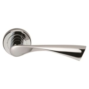 Serozzetta Breeze Polished Chrome Round Rose Door Handle - 1 Pair Price Comparisons | Compare The Build