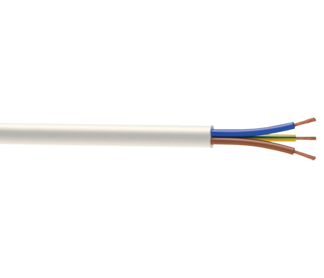 Nexans 3183Tq White 3 Core Fire Cable, 1.5mm² X 5M Price Comparisons | Compare The Build