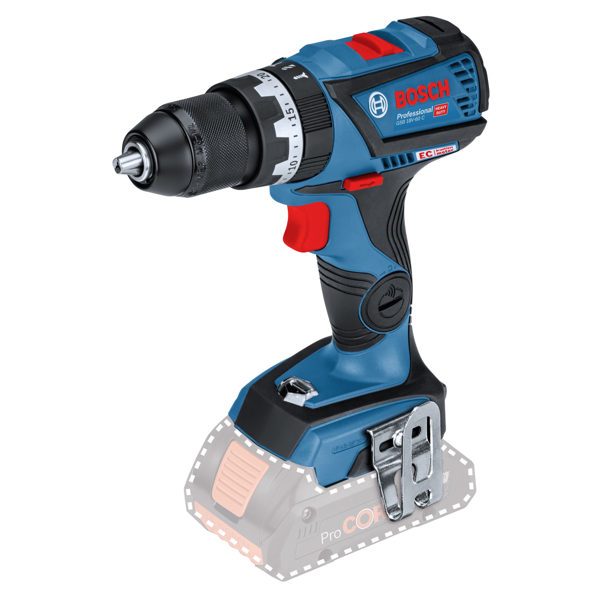 Bosch 18V Coolpack Cordless Combi Drill Gsb 18V 60C - Bare Unit | Compare The Build