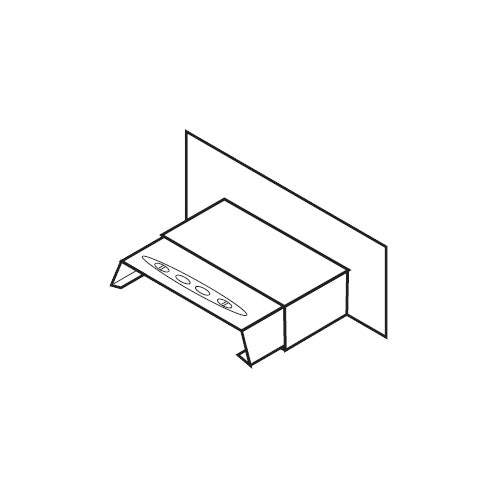 Alumasc Skyline Aluminium Stopend Upstand in Slate Grey - 242mm SL18/US/PPC/7015 Price Comparisons | Compare The Build
