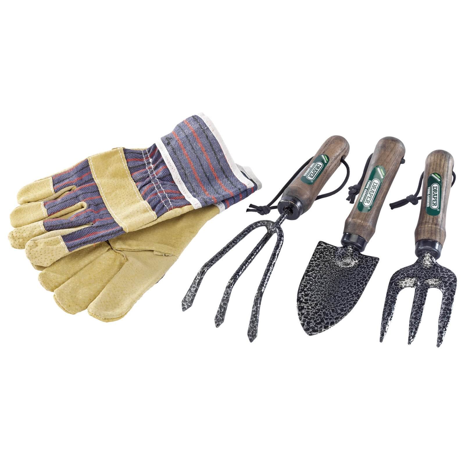 Draper 4 Piece Young Gardener Garden Tool Set Price Comparisons | Compare The Build