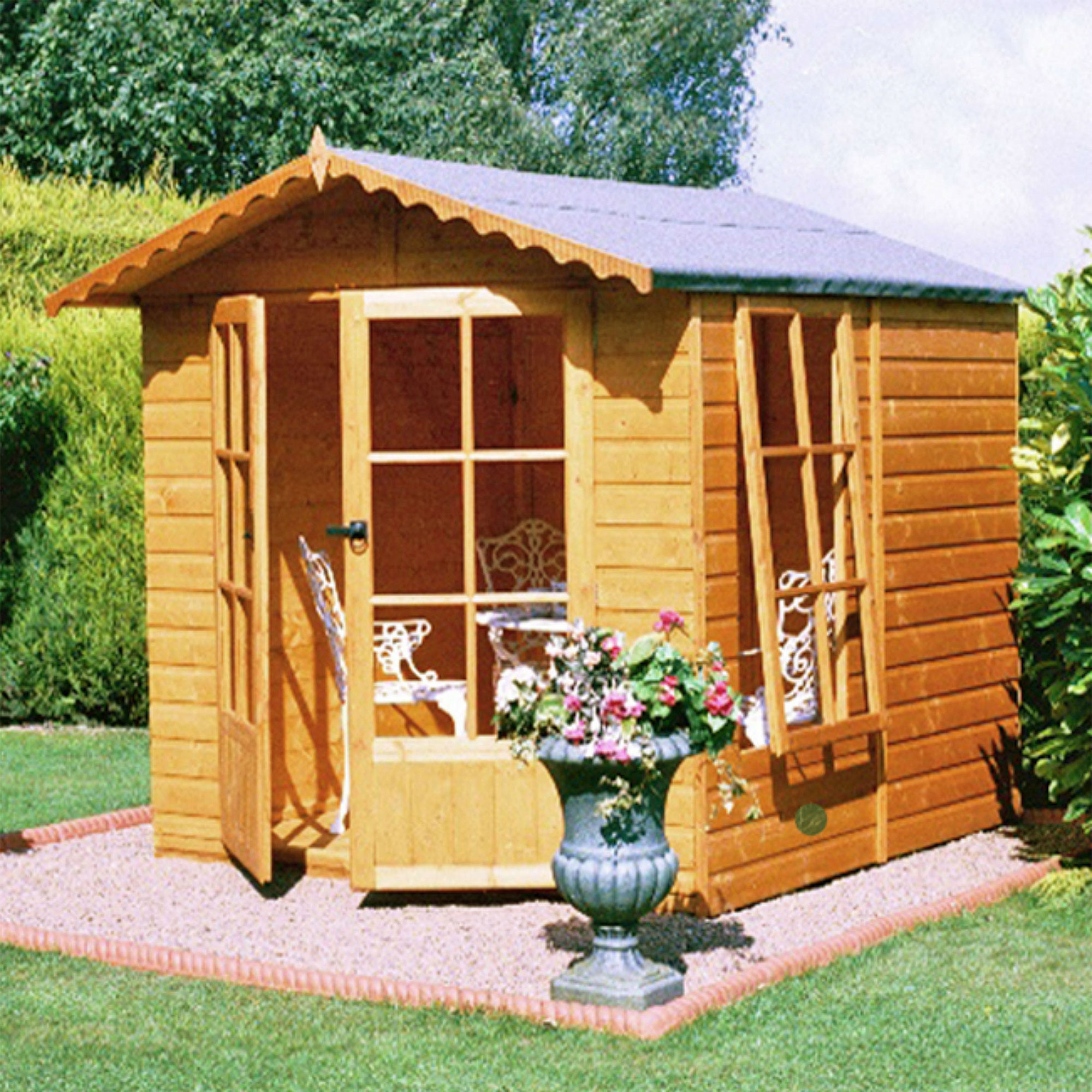 6'6 x 6'9 Shire Buckingham Garden Summerhouse Price Comparisons | Compare The Build