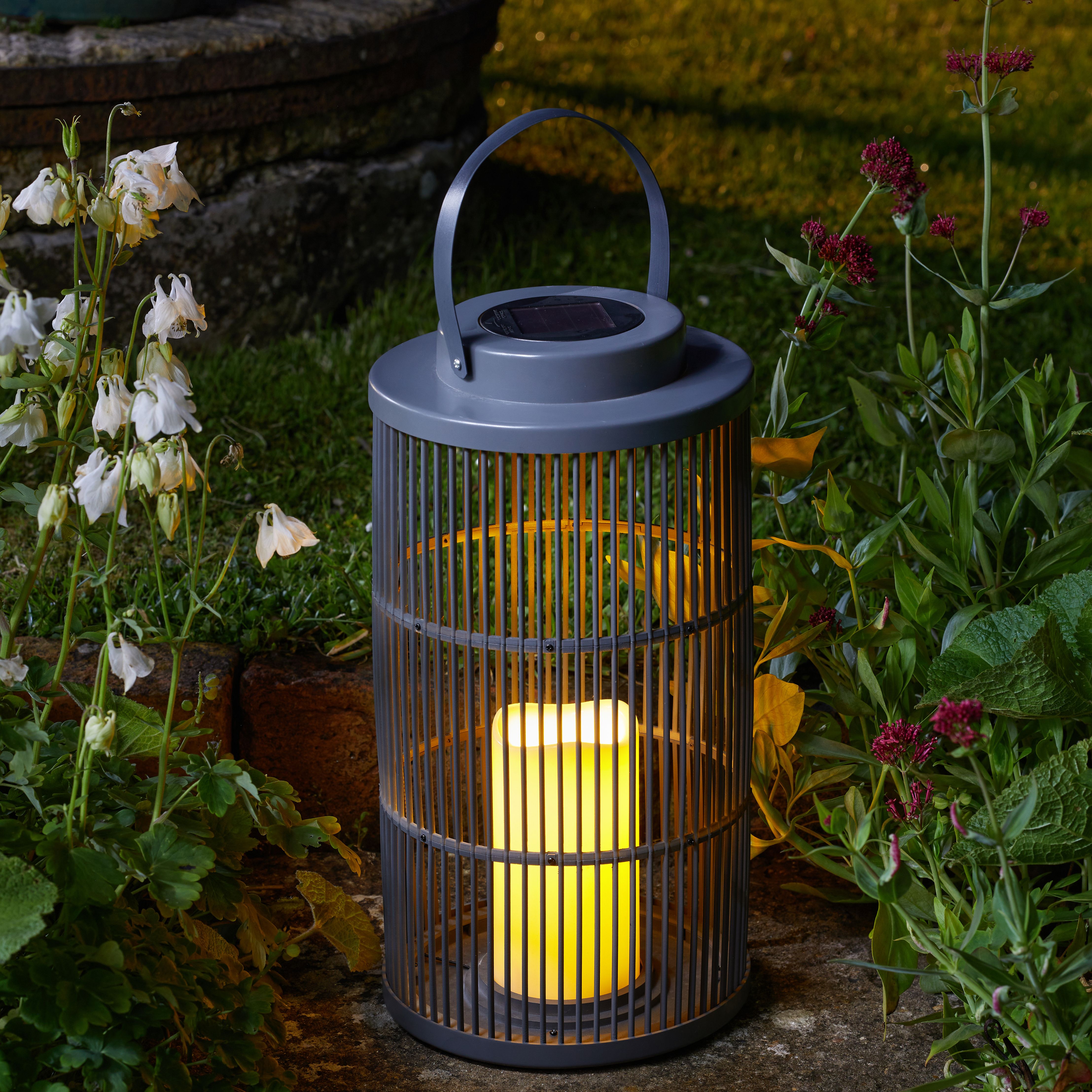 Smart Garden Urbane Slate Plastic Solar-Powered Outdoor Led Large Lantern Price Comparisons | Compare The Build