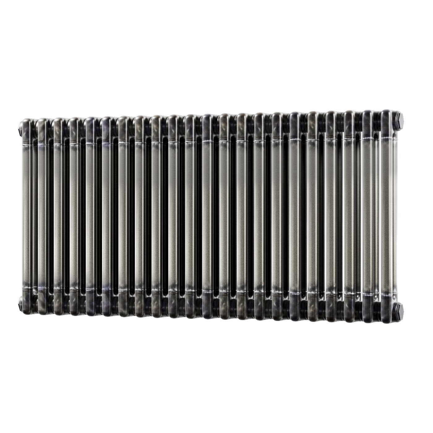 Trade Direct 2 Column Horizontal Radiator, Raw Metal, 500mm x 988mm Price Comparisons | Compare The Build