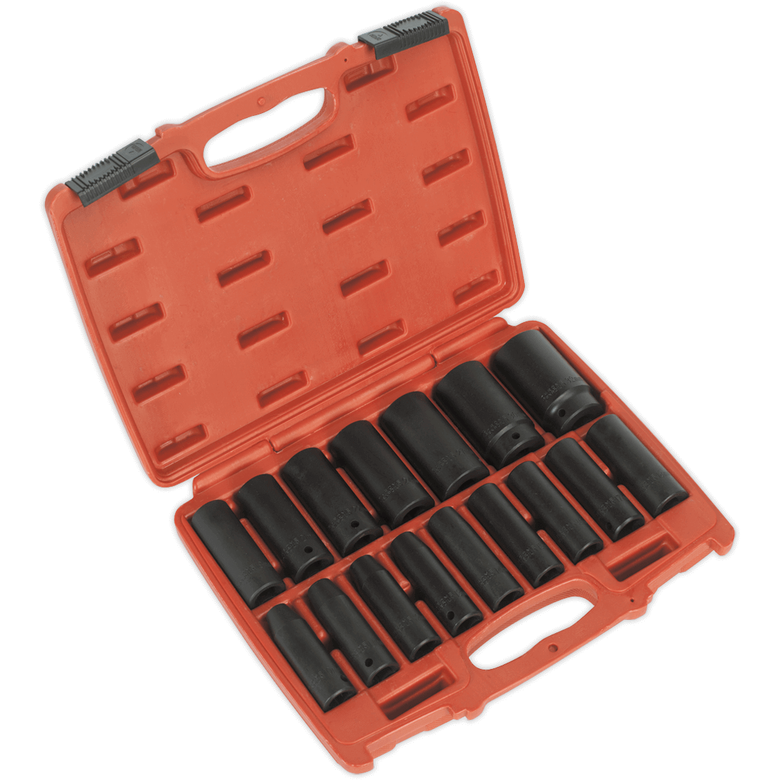 Sealey AK5816M 16 Piece 1/2" Drive Deep Hexagon WallDrive Impact Socket Set Metric 1/2" Price Comparisons | Compare The Build