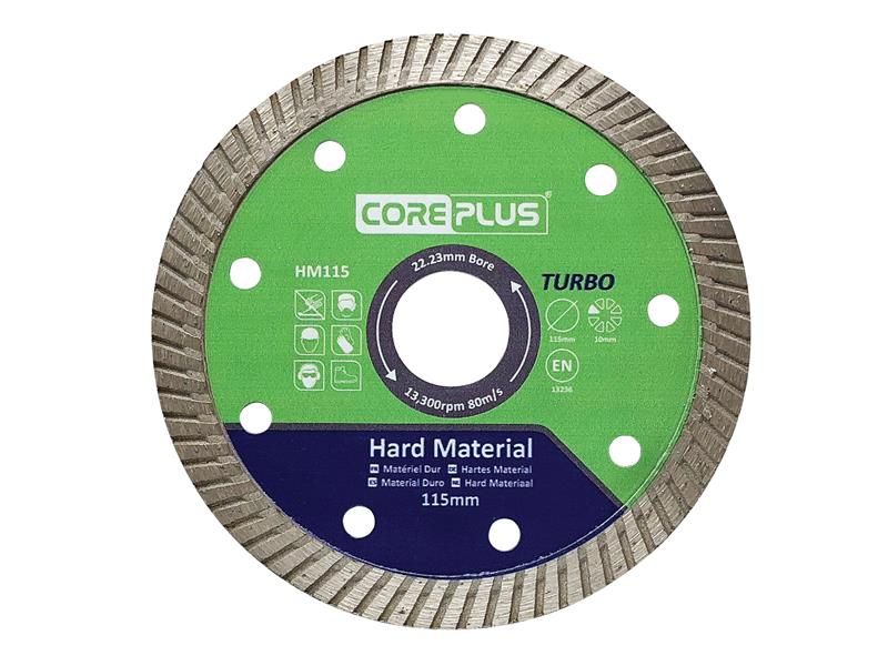 CorePlus CORDBHM115 HM115 Hard Material Turbo Diamond Blade 115mm Price Comparisons | Compare The Build