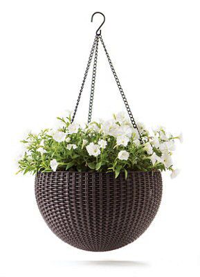 Keter Resin Hanging Basket, 35.56Cm Price Comparisons | Compare The Build