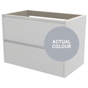 Duarti By Calypso Beaufort 800mm Full Depth 2 Drawer Wall Hung Vanity Unit - Shadow Grey Price Comparisons | Compare The Build