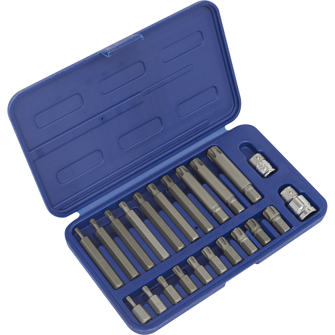 Sealey 22 Piece 3/8" and 1/2" Drive Ribe Socket Bit Set Combination Price Comparisons | Compare The Build