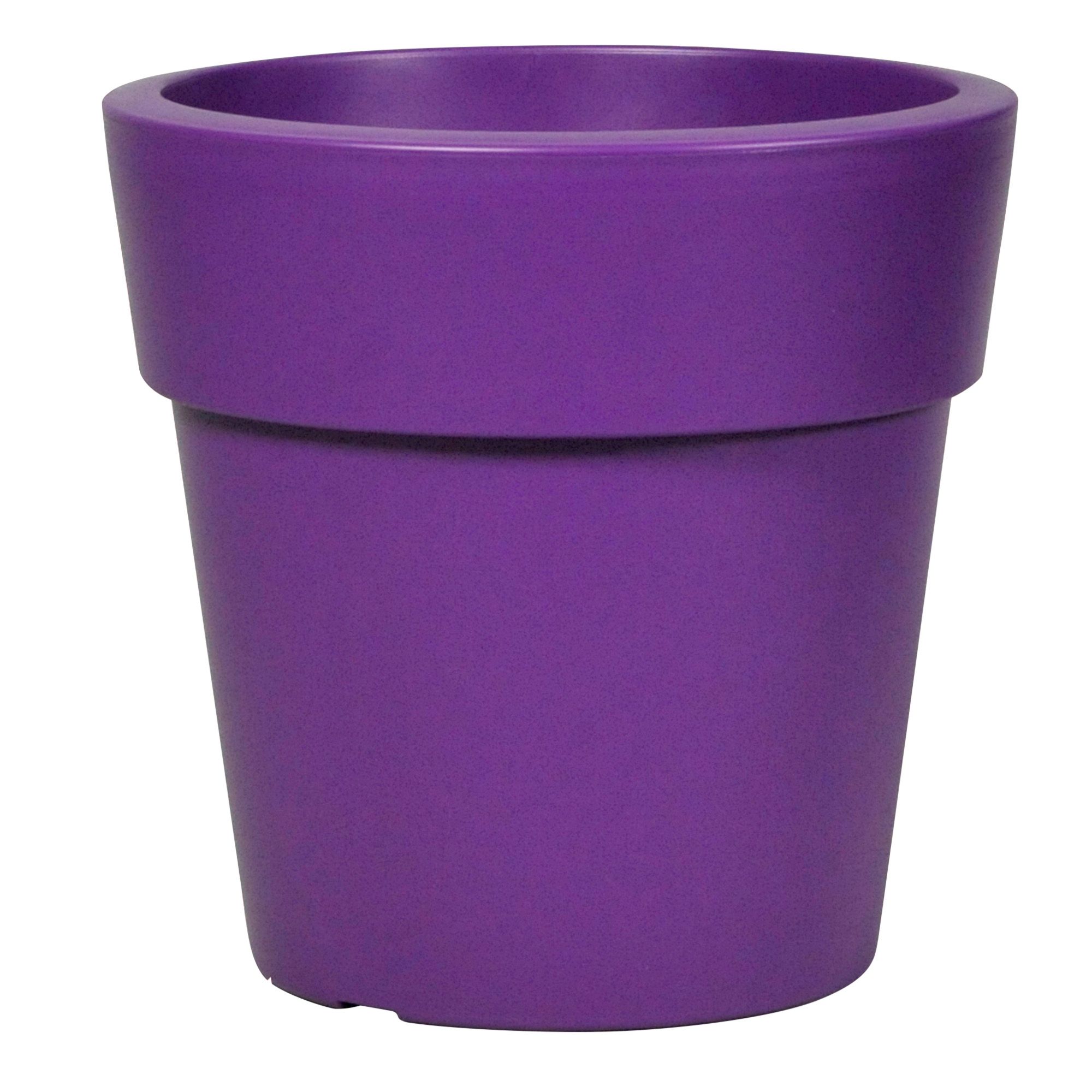 Verve Lark Round Plastic Purple Plant Pot (H)375mm (Dia)360mm Price Comparisons | Compare The Build