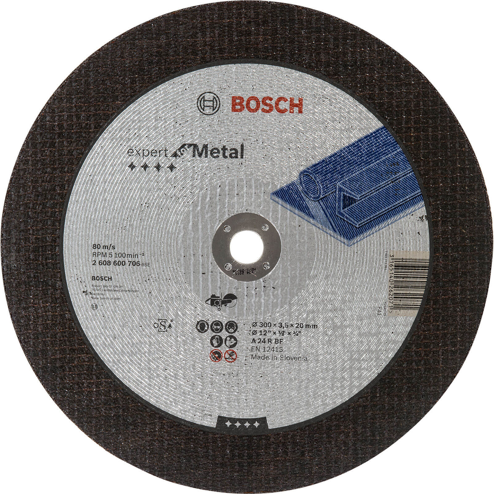 Bosch A24R BF Flat Metal Cutting Disc 300mm For Petrol Cut Saws 300mm Price Comparisons | Compare The Build