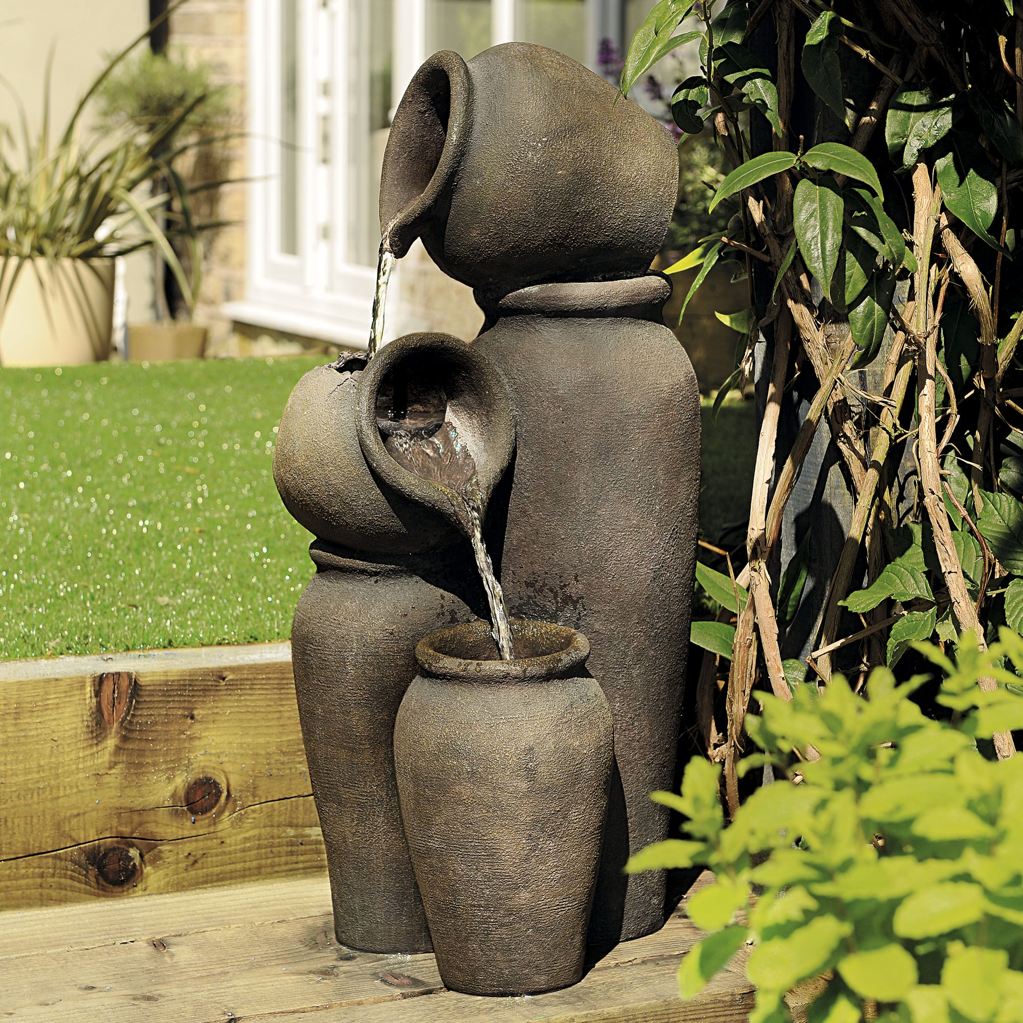 Gardman Cascading Pots Water Feature Price Comparisons | Compare The Build