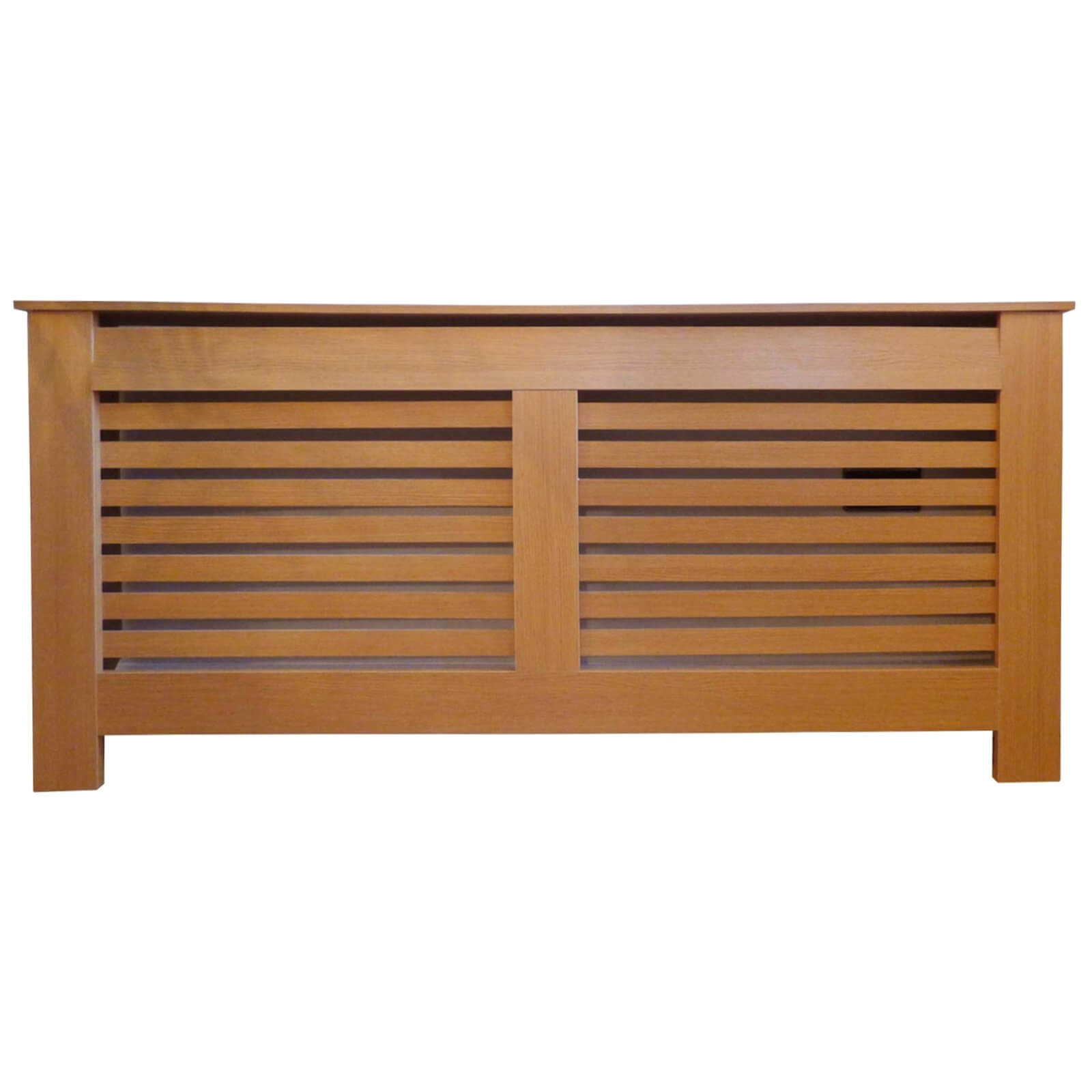 Horizontal Oak Radiator Cover - Extra Large Price Comparisons | Compare The Build