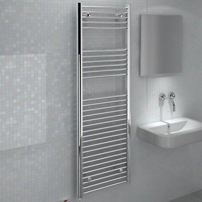 Kudox 600W Electric Silver Towel Warmer (H)1800mm (W)600mm Price Comparisons | Compare The Build