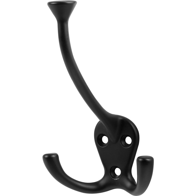 Triple Robe Hook Matt in Black Price Comparisons | Compare The Build